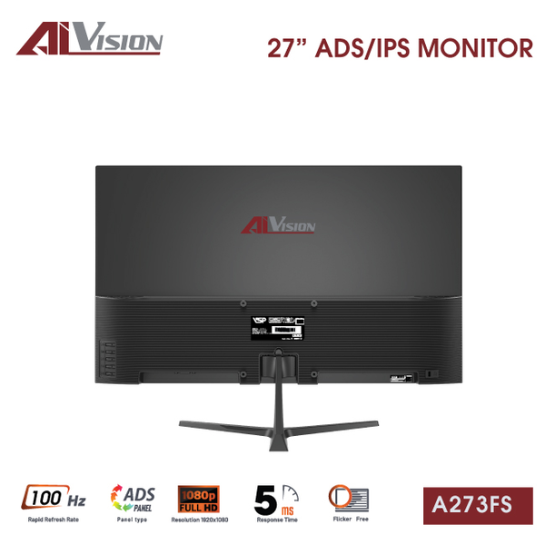  Màn hình Văn phòng AIVISION A273FS | 27 inch, Full HD, IPS, 100Hz 