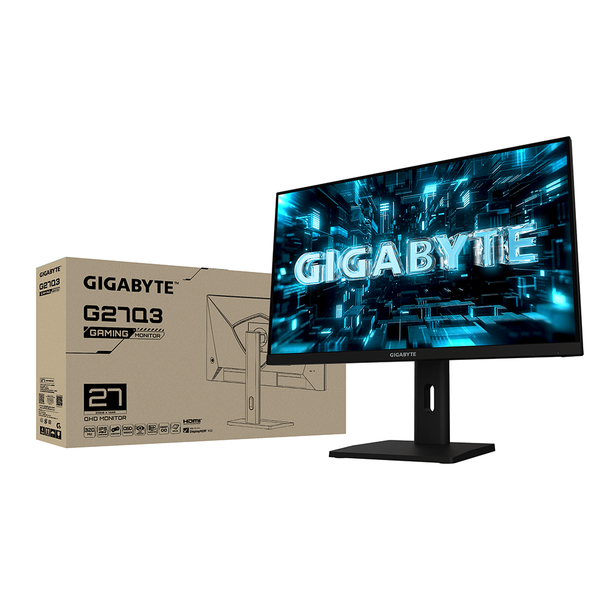  Màn hình Gaming 2K Gigabyte G27Q3 | 27 inch, QHD, SuperSpeed IPS, 320Hz, 1ms GTG, HDR400 