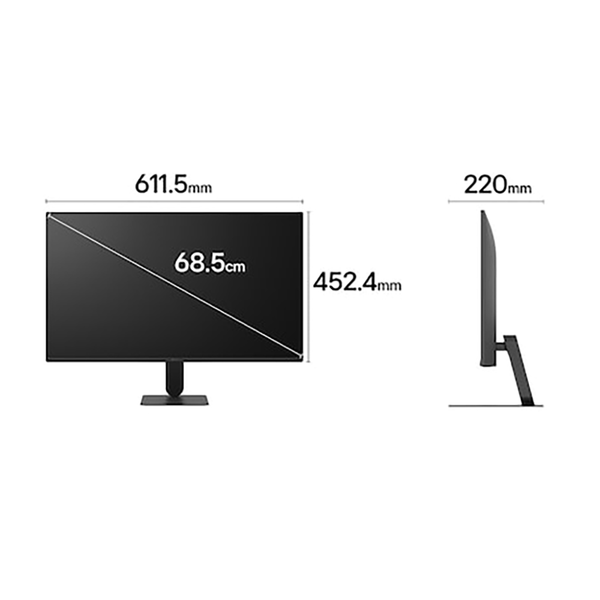  Màn hình Văn phòng LG 27U411B-B | 27 inch, IPS, Full HD, 144Hz, HDR10, AMD FreeSync™ Premium 