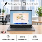  Laptop ASUS Vivobook S14 S3407CA-SF913W | Ultra 5-225H, 16GB DDR5, SSD 512GB NVMe, 14" WUXGA OLED, Win 11 Home, Xám 