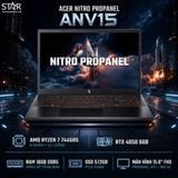  Laptop Gaming Acer Nitro ProPanel ANV15-42-R9EH | AMD Ryzen 7 7445HS, 16GB DDR5, SSD 512GB, RTX 4050 6GB, 15.6" FHD, Win11 home, Đen (NH.U2ZSV.001) 