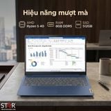  Laptop Lenovo IdeaPad Slim 3 82XQ012HUS | Ryzen 5 40 2025, 8GB LPDDR5, SSD 512GB NVMe, 15.6" FHD, Wifi, BT, Win11, Abyss Blue 