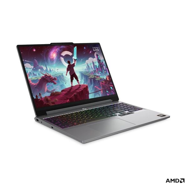  Laptop Gaming Lenovo LOQ 15AHP11 83TN0040VN | R7-250, 16GB DDR5, SSD 512GB NVMe, 15.3" WUXGA 165Hz, RTX 5050 8GB, W11SL, Xám 
