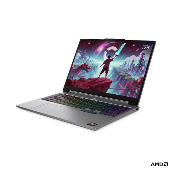  Laptop Gaming Lenovo LOQ 15AHP11 83TN0040VN | R7-250, 16GB DDR5, SSD 512GB NVMe, 15.3" WUXGA 165Hz, RTX 5050 8GB, W11SL, Xám 