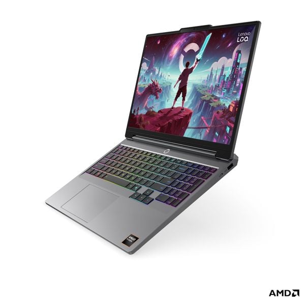  Laptop Gaming Lenovo LOQ 15AHP11 83TN0040VN | R7-250, 16GB DDR5, SSD 512GB NVMe, 15.3" WUXGA 165Hz, RTX 5050 8GB, W11SL, Xám 