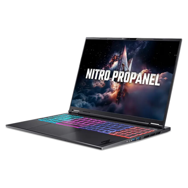  Laptop Gaming ACER Nitro Propanel AN16S-61-R193 | Ryzen AI 9 365, 16GB DDR5, SSD 512GB NVMe, 16" 2K 180Hz, RTX 5070 8GB, W11, Đen (NH.QXTSV.001) 
