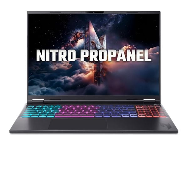  Laptop Gaming Acer Nitro ProPanel AN16S-61-R7ZJ | AMD Ryzen AI 7-350, 16GB DDR5, SSD 512GB NVMe, 16" 2K+ 180Hz, RTX 5060 8GB, Win11, Đen (NH.QXFSV.002) 