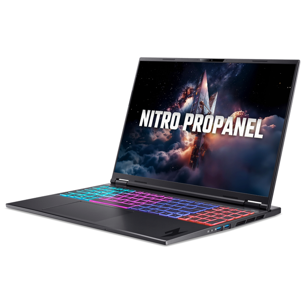  Laptop Gaming ACER Nitro ProPanel AN16S-61-R9CN | Ryzen AI 7 350, 16GB DDR5, SSD 512GB NVMe, 16" 2K+ 180Hz, RTX 5070 8GB, Win 11, Đen (NH.QXGSV.001) 