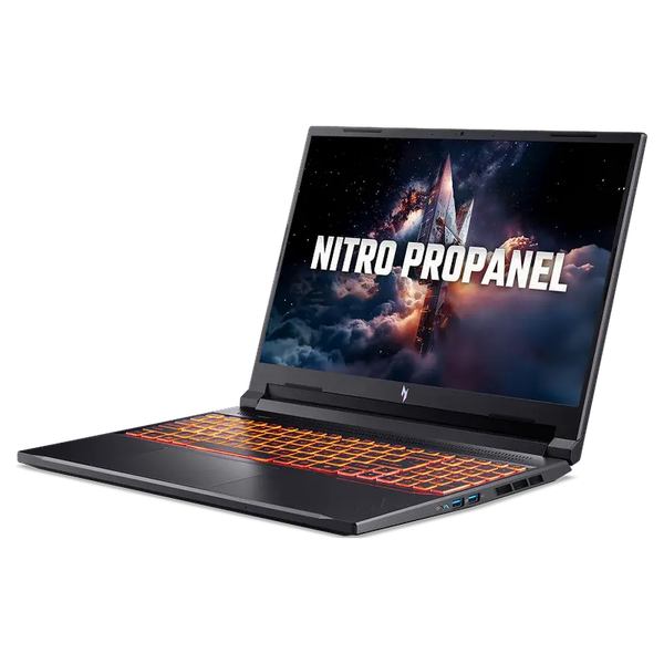  Laptop Gaming ACER Nitro Propanel ANV16-72-71T9 | Core 7-240H, 16GB DDR5, SSD 512GB NVMe, 16" WUXGA 180Hz, RTX 5060 8GB, Win 11, Đen (NH.QUNSV.001) 