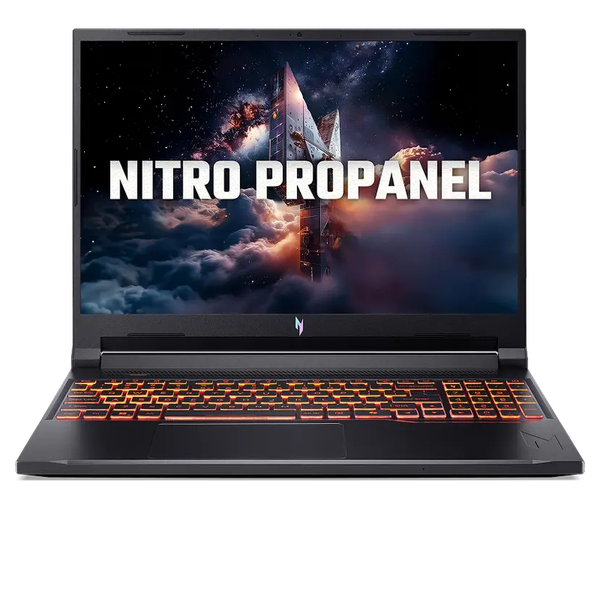  Laptop Gaming ACER Nitro Propanel ANV16-72-71T9 | Core 7-240H, 16GB DDR5, SSD 512GB NVMe, 16" WUXGA 180Hz, RTX 5060 8GB, Win 11, Đen (NH.QUNSV.001) 