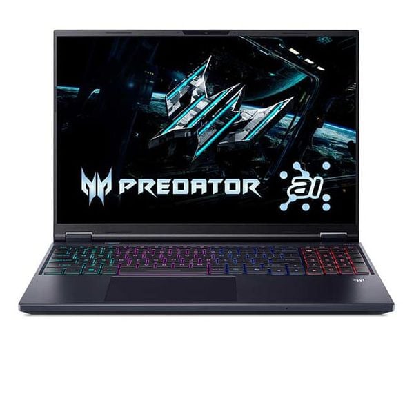  Laptop Gaming ACER Predator Helios PHN16-73-98S4 (NH.QVQSV.002) | U9-275HX, 32GB DDR5, SSD 1TB NVMe, 16" 2K 240Hz, RTX 5060 8GB, W11, Đen 