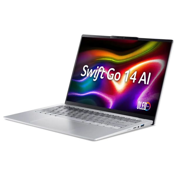 Laptop văn phòng Acer Swift Go 14 AI SFG14-74-58FJ (NX.JF8SV.005) | U5-225H, 16GB LPDDR5X, SSD 1TB NVMe, 14" FHD+ OLED, Bạc 