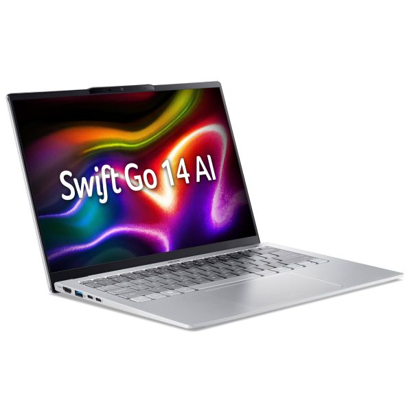  Laptop văn phòng Acer Swift Go 14 AI SFG14-74T-55HD (NX.JF9SV.001) | U5-225H, 16GB LPDDR5X, SSD 1TB NVMe, 14" FHD+ Touch, Bạc 