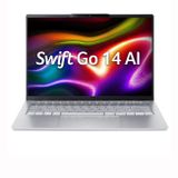  Laptop văn phòng Acer Swift Go 14 AI SFG14-74T-55HD (NX.JF9SV.001) | U5-225H, 16GB LPDDR5X, SSD 1TB NVMe, 14" FHD+ Touch, Bạc 