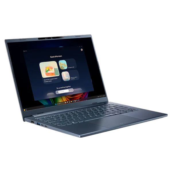  Laptop ACER Swift Go 14 AI SFG14-75-5264 | Ultra 5 226V, 16GB LPDDR5X, SSD 512GB, UMA, 14" FHD+ OLED, Win 11,  Xanh (NX.JNBSV.001) 