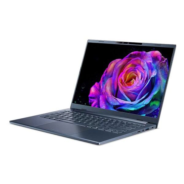  Laptop ACER Swift Go 14 AI SFG14-75-765M (NX.JNBSV.004) | U7-258V, 32GB LPDDR5X, SSD 512GB NVMe, 14" FHD+ OLED, W11SL, Xanh 