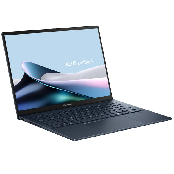  Laptop ASUS Zenbook 14 UX3405CA-ST630W | U7-255H, 16GB LPDDR5X, SSD 512GB NVMe, 14" 3K OLED 120Hz, 4C75WHrs, Win 11, Xanh 
