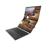  Laptop ASUS Zenbook Duo UX8407AA-SN439WS | X7-358H, 32GB LPDDR5X, SSD 512GB NVMe, 14" 3K OLED 144Hz, Touch, Pen, W11H, Túi, Xám 