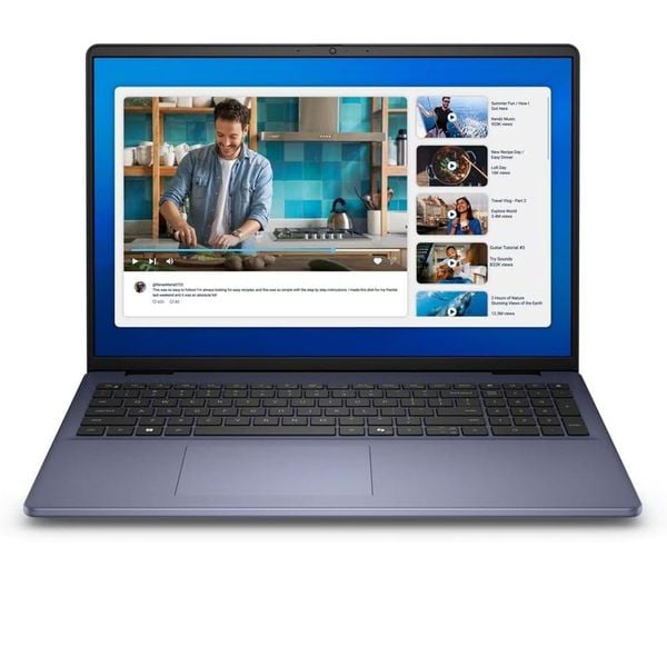  Laptop Dell 16 DC16251 (P131F001) | Core 7 150U, 16GB DDR5, SSD 1TB NVMe, 16" FHD+ Touch, W11, Ice Blue (LDC16251-7537CLD-PUS) 