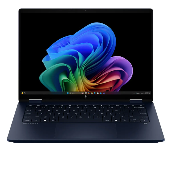  Laptop HP OmniBook X Flip 14-fm0088TU | Core Ultra 5-226V, 16GB LPDDR5x, SSD 512GB NVMe, 14" WUXGA Touch, Pen, Intel Graphics, W11H + Office, Xanh (BZ7Q2PA) 