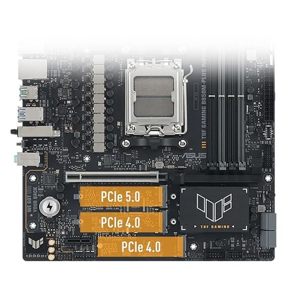  Mainboard ASUS TUF GAMING B850M-PLUS WIFI7 | AMD AM5, mATX, DDR5, PCIe 5.0, WiFi 7 
