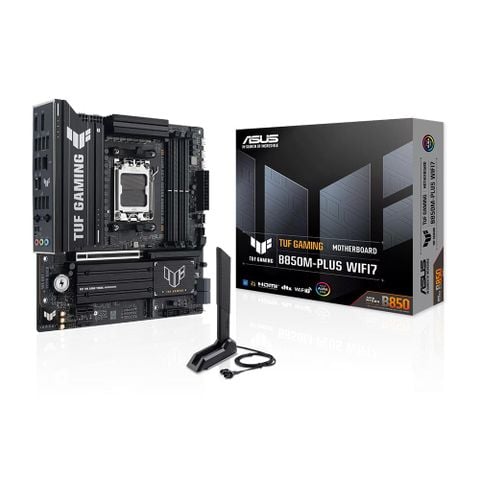 Mainboard ASUS TUF GAMING B850M-PLUS WIFI7 | AMD AM5, mATX, DDR5, PCIe 5.0, WiFi 7