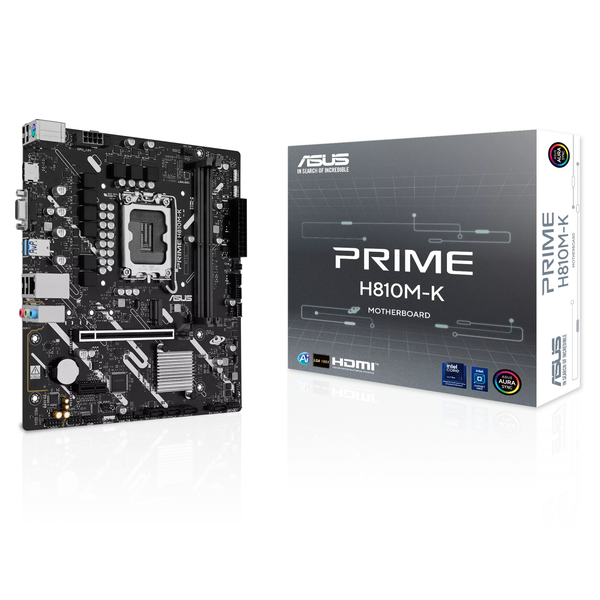  Mainboard ASUS PRIME H810M-K DDR5 | LGA1851, H810, 2 khe DDR5, micro-ATX 