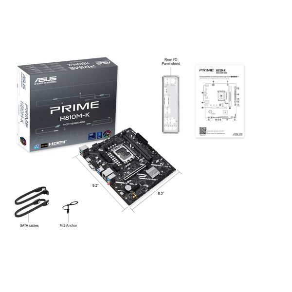  Mainboard ASUS PRIME H810M-K DDR5 | LGA1851, H810, 2 khe DDR5, micro-ATX 