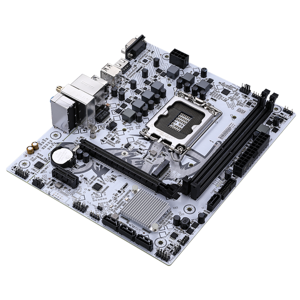  Mainboard Colorful BATTLE-AX H610M-E Wifi V21 White DDR4 | Intel H610, mATX, 2 khe DDR4 