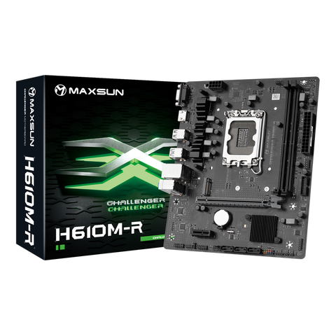 Mainboard Maxsun H610M-R V2 (PN MS-Challenger H610M-R V2) | Intel H610, M-ATX, DDR4, LGA 1700