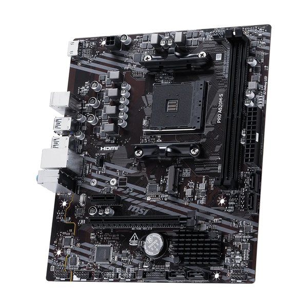  Mainboard MSI PRO A520M-S | AMD A520, AM4, 2 khe DDR4, PCIe 3.0 