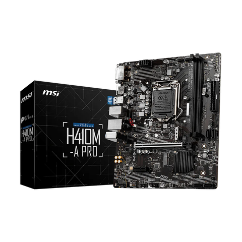Mainboard MSI H410M-A PRO D4 | Intel H410, LGA1200, mATX, 2 khe DDR4