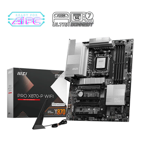  Mainboard AMD MSI PRO X870-P WIFI | X870, AM5, DDR5, Wi-Fi 7 
