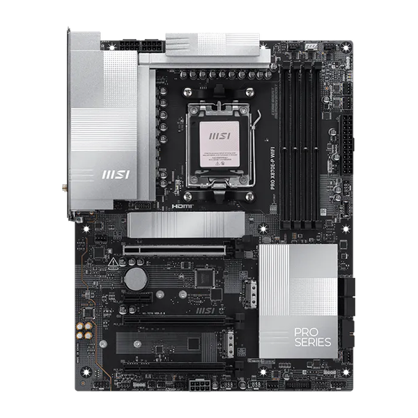  Mainboard (AMD) MSI PRO X870E-P WF | AMD X870E, AM5, ATX, 4 khe DDR5, Wi-Fi 7 