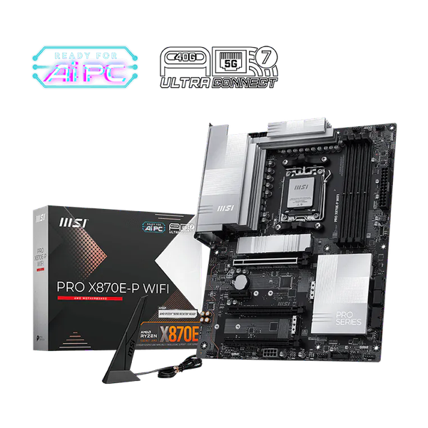  Mainboard (AMD) MSI PRO X870E-P WF | AMD X870E, AM5, ATX, 4 khe DDR5, Wi-Fi 7 