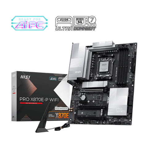 Mainboard (AMD) MSI PRO X870E-P WF | AMD X870E, AM5, ATX, 4 khe DDR5, Wi-Fi 7