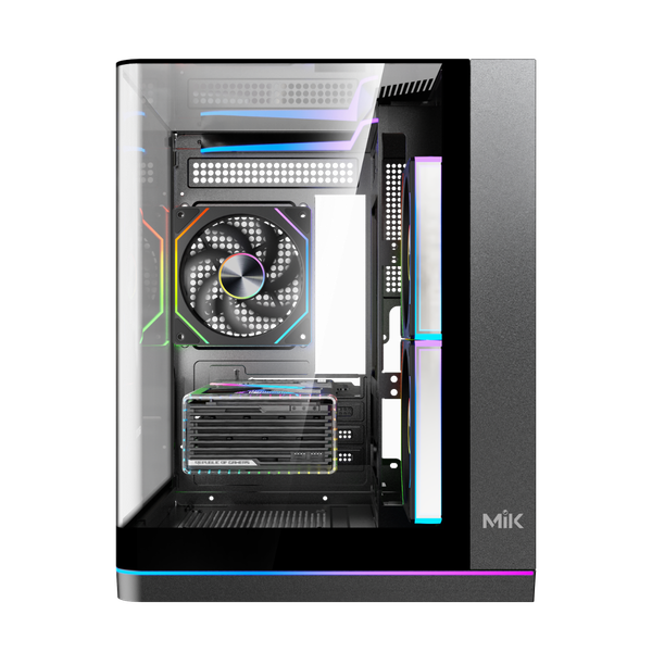  Thùng máy MIK G8 Nova X (M-ATX) Trần Kính (Không kèm Fan) 