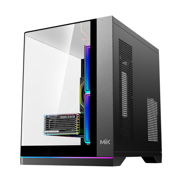  Thùng máy MIK G8 Nova X (M-ATX) Trần Kính (Không kèm Fan) 