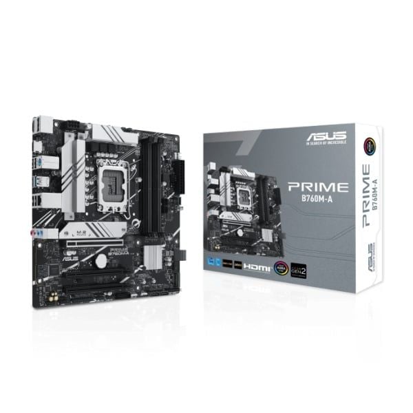  Mainboard ASUS Prime B760M-A DDR5 | LGA 1700, mATX, 4 khe RAM 