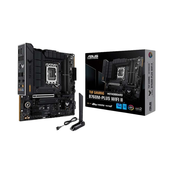  Mainboard ASUS TUF Gaming B760M-PLUS II DDR5 | LGA 1700, mATX, 4 khe RAM 