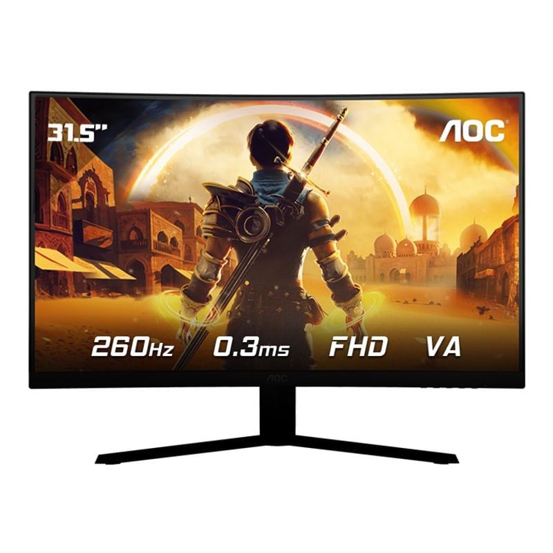 Màn Hình Gaming AOC C32G42ZE/71 | 32 Inch, FHD, VA, 260Hz (OC), 0.3ms, Delta E < 2 Cong