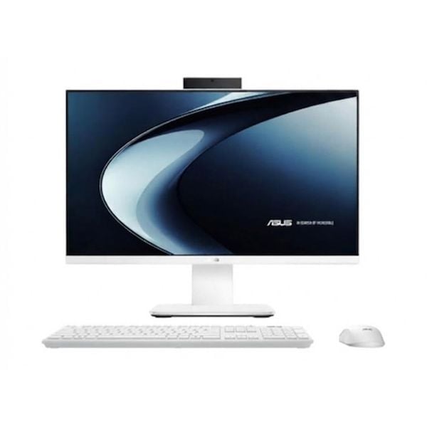  Máy Bộ AIO ASUS V440VAK-WPC408W | C7-240H, 16GB DDR5, SSD 512GB NVMe, TPM, 23.8" FHD Non-touch, WF6E, BT5.4, W11H, WL_KB&M, Trắng 