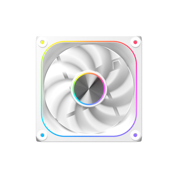  Quạt tản nhiệt PC Xigmatek Infinity Pro 8 Arctic | 120mm, ARGB, Gió thuận, Trắng (EN49545) 