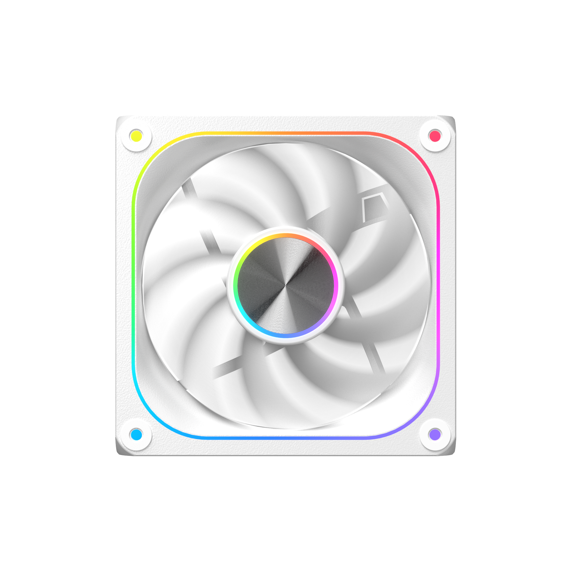 Quạt tản nhiệt PC Xigmatek Infinity Pro 8 Arctic | 120mm, ARGB, Gió thuận, Trắng (EN49545)