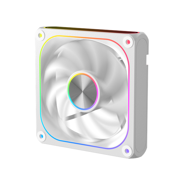  Quạt tản nhiệt PC Xigmatek Infinity Pro 8 Arctic | 120mm, ARGB, Gió thuận, Trắng (EN49545) 
