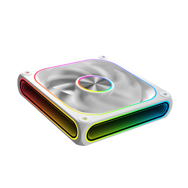  Quạt tản nhiệt PC Xigmatek Infinity Pro 8 Arctic | 120mm, ARGB, Gió thuận, Trắng (EN49545) 