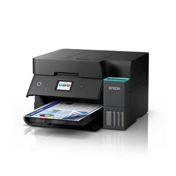  Máy in phun màu đa năng Epson EcoTank L6390 | In, Copy, Scan, In đảo mặt, A4, A5, USB, LAN, WIFI 