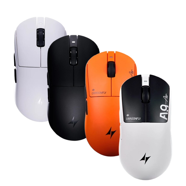  Chuột Gaming Không Dây ATK Dragonfly A9 AIR | 2 Mode, Shadow White 