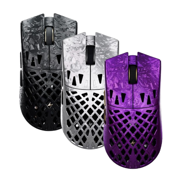  Chuột Gaming Không Dây ATK Blazing Sky Ghost Extreme Hollow Carbon Fiber | 2 Mode, Đen 