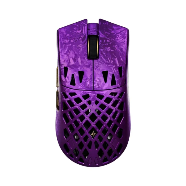  Chuột Gaming Không Dây ATK Blazing Sky Ghost Extreme Hollow Carbon Fiber | 2 Mode, Tím 